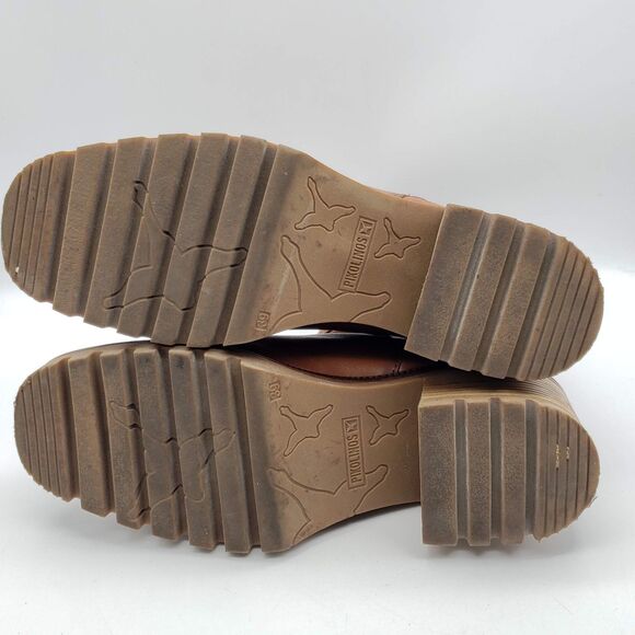 PIKOLINOS Valladolid W5D-8942 Leather Boots Brandy Women's Size 8.5 US 39 EUR - Picture 7 of 10